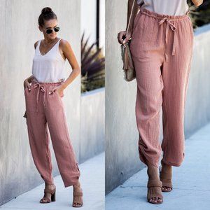 Vici Collection - Sunporch Cotton Pocketed Pants